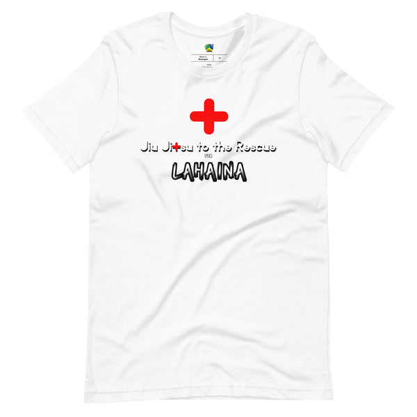 SSBJJ "Jiu-Jitsu to the Rescue for LAHAINA " Short-Sleeve T-Shirt (Made in USA)
