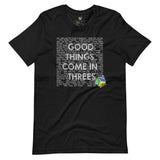 SSBJJ "Good things come in threes" Short-Sleeve T-Shirt (Made in USA)