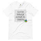 SSBJJ "Good things come in threes" Short-Sleeve T-Shirt (Made in USA)